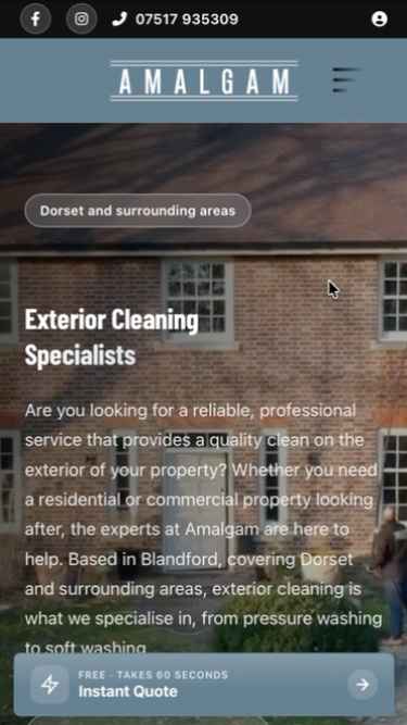 Amalgam Exterior Cleaning - Mobile Preview